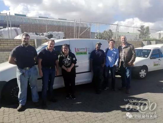 中联重科叉车实地走访南非客户