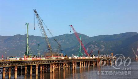 上海金泰SH46温州七都大桥挑战大口径百米水中墩桩