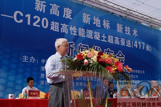 专家组组长清华大学冯乃谦教授