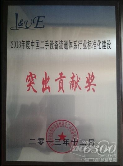 斗山工程机械助力二手设备流通行业发展获表彰2